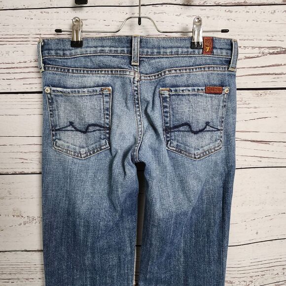 7 for all Mankind Low Rise Bootcut Jeans Size 26 - Picture 5 of 12